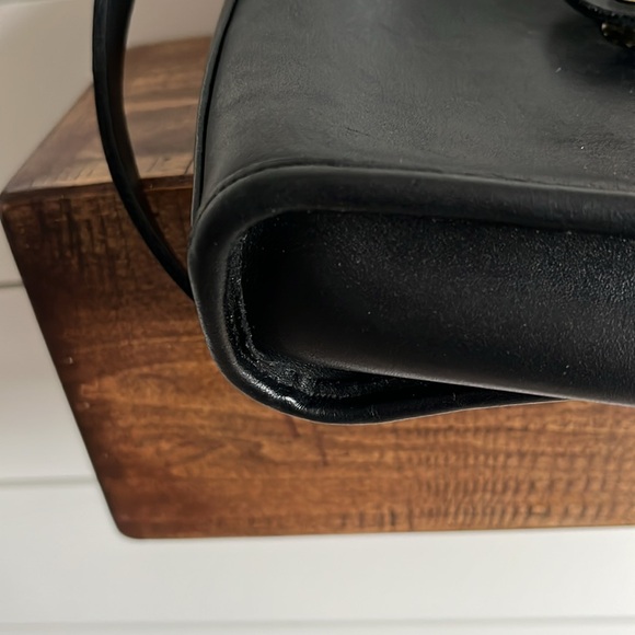 Coach Black Messenger Scout Vintage Bag with Structured Shape and Long S… - Picture 9 of 11